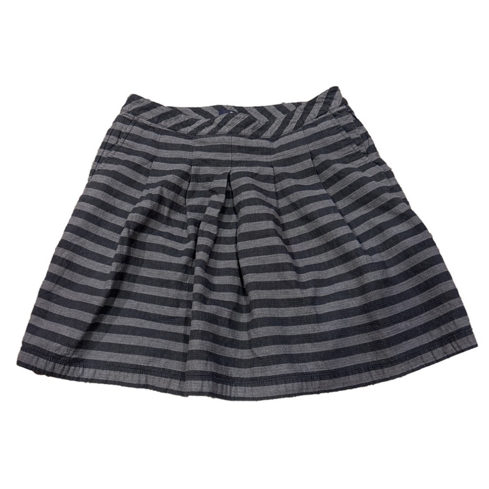 GAP Gray Striped Skirt